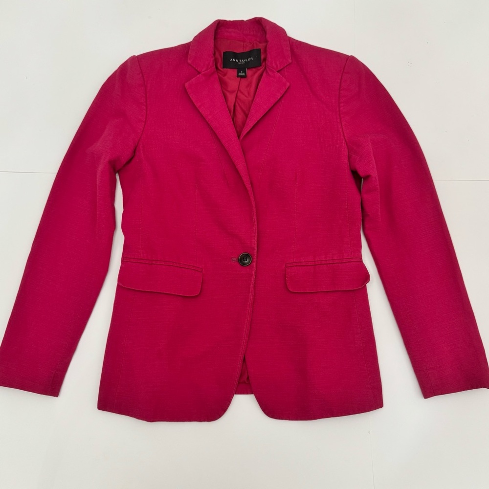 Ann Taylor Factory Pink Shorts Blazers & Suit Jackets